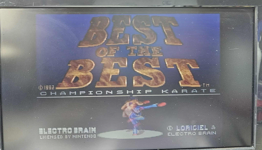 Best of the Best: Championship Karate (Super Nintendo, 1992) Game Cartridge