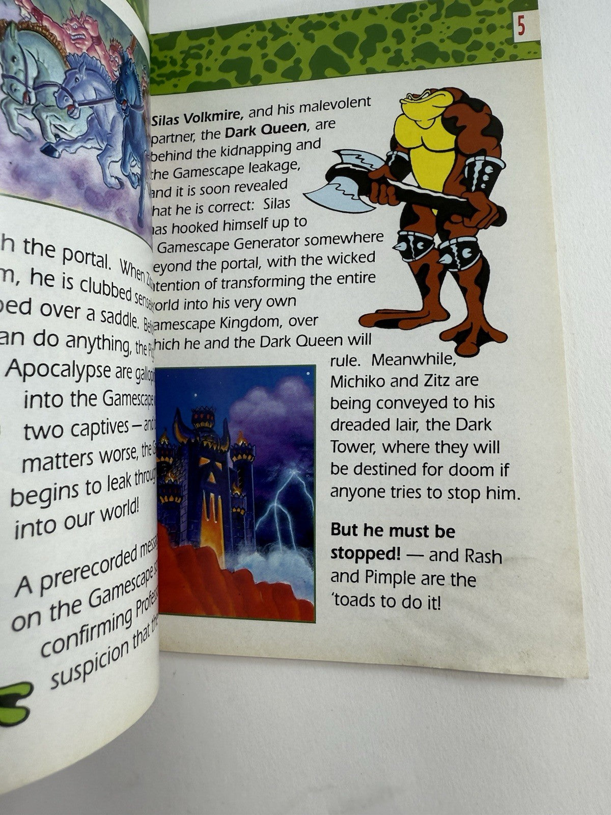 Battletoads in Battlemaniacs (Super Nintendo SNES, 1993) Instructional Manual