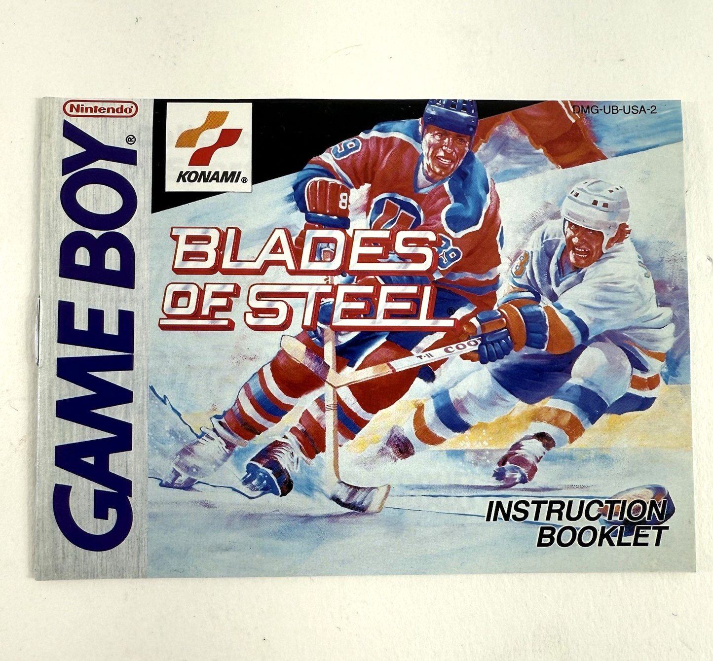 Blades of Steel (Nintendo GameBoy, 1991) Game Box Manual Inserts Registration