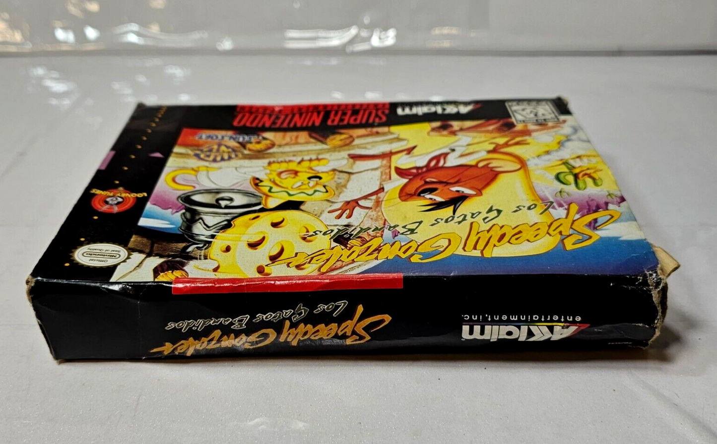 Speedy Gonzales: Los Gatos Bandidos (Nintendo SNES, 1997) Game Box Manual Insert