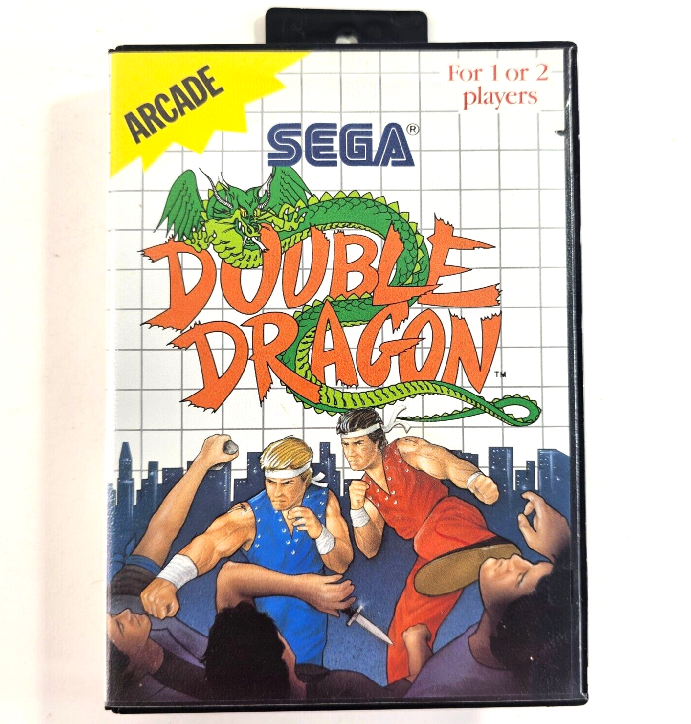 Double Dragon (Sega Master System, 1988) Game and Case - Tested and Working