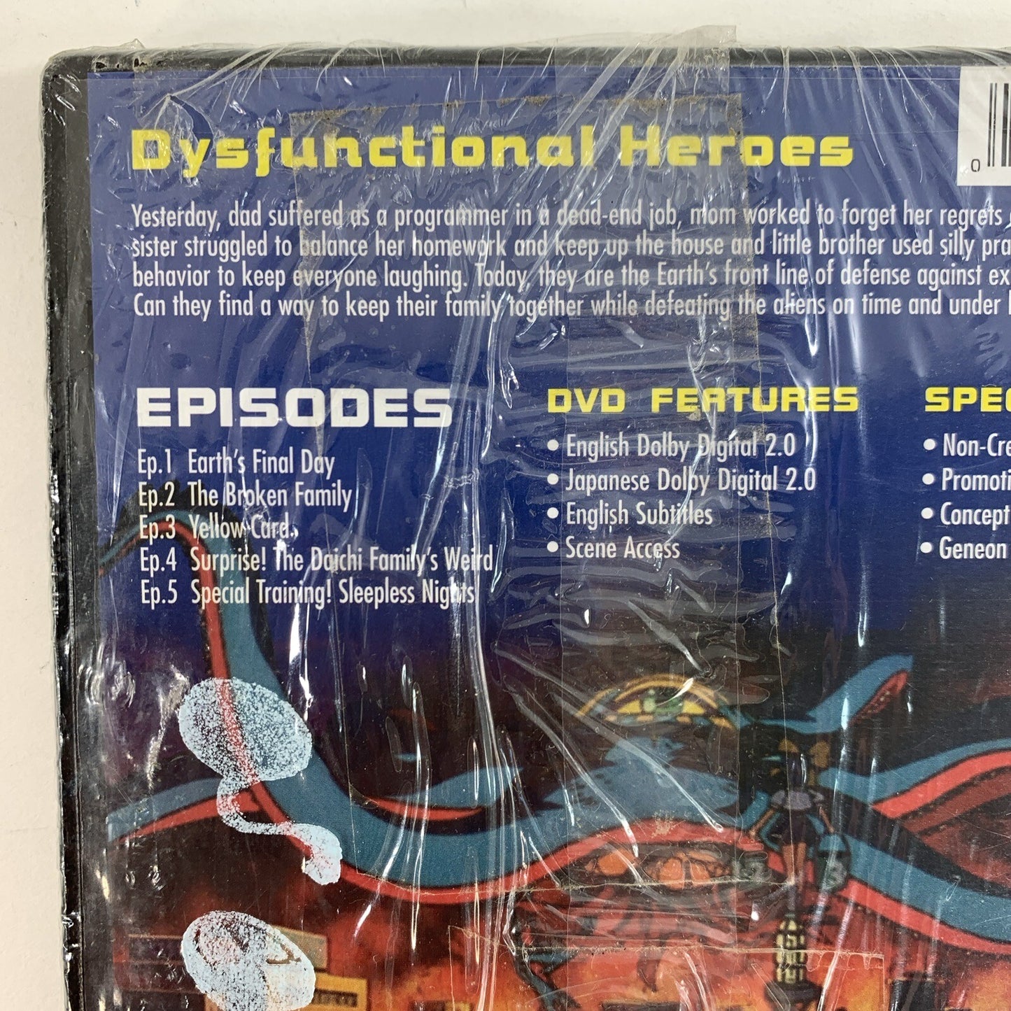 The Daichis: Earths Defense Family: Vol. 1: Dysfunctional Heroes (DVD, 2004) NEW