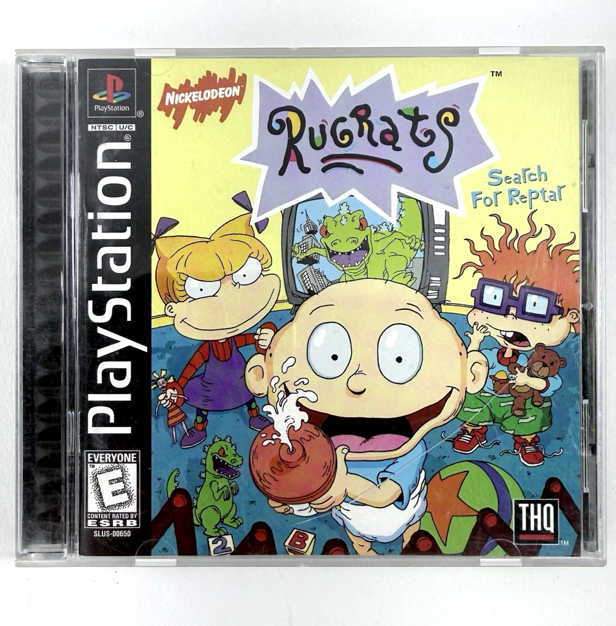 Rugrats: Search for Reptar (PlayStation 1, 1998) Game Case Manual Registration