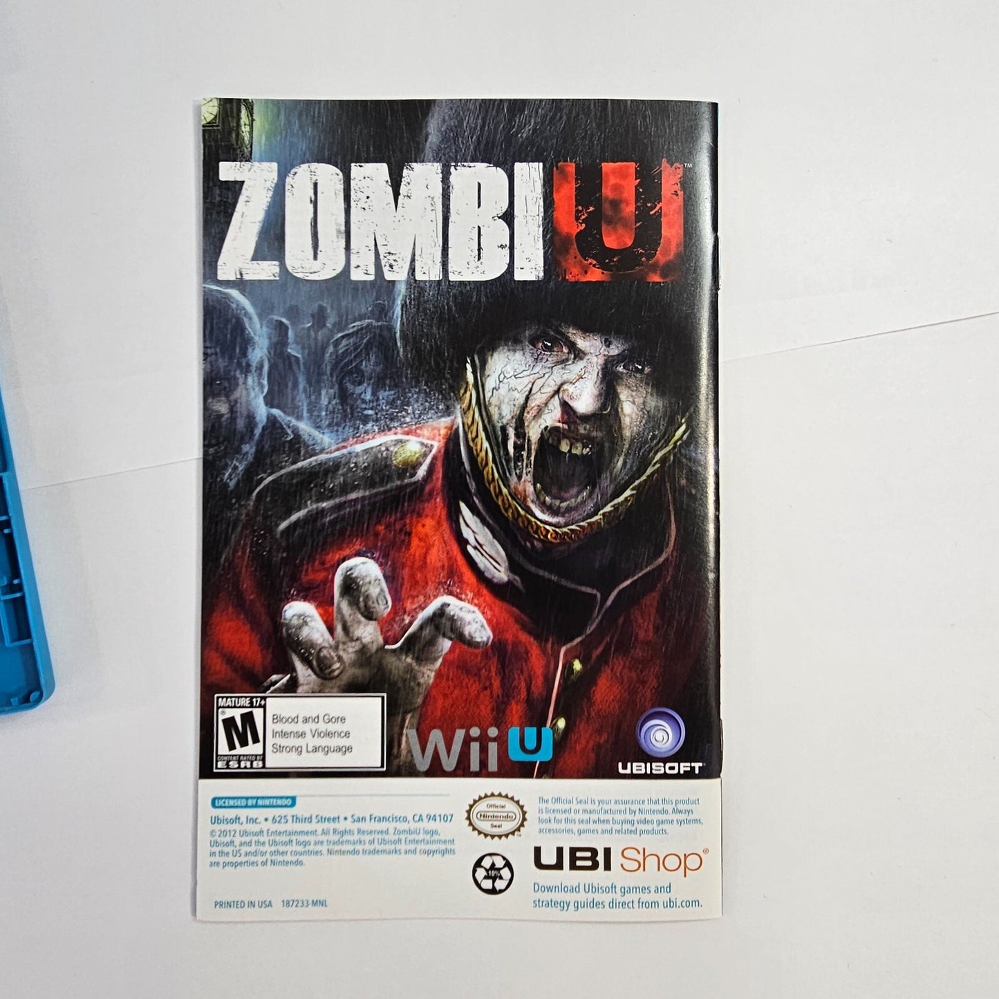 Assassin's Creed III (Nintendo Wii U, 2012) Game Case Manual - Tested