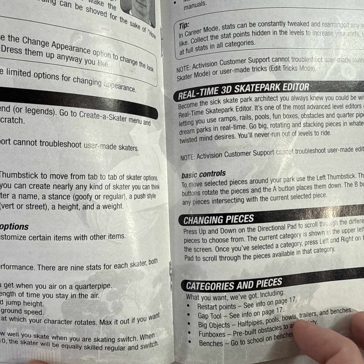 Tony Hawk's Pro Skater 3 (Microsoft Xbox, 2003) Game Case Manual Registration