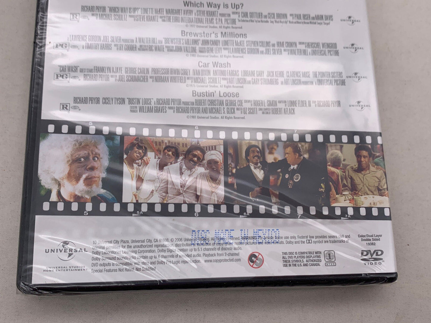 The Richard Pryor 4 Movie Collection (DVD, 2006, The Franchise Collection) New