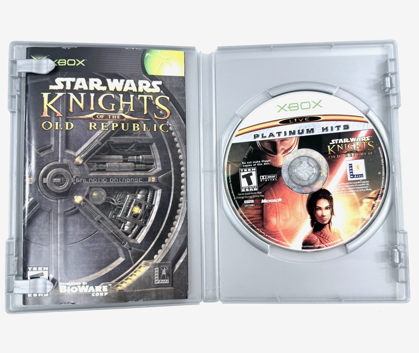 Star Wars Knights of the Old Republic (Xbox, 2004) Game, Case & Manual - Tested