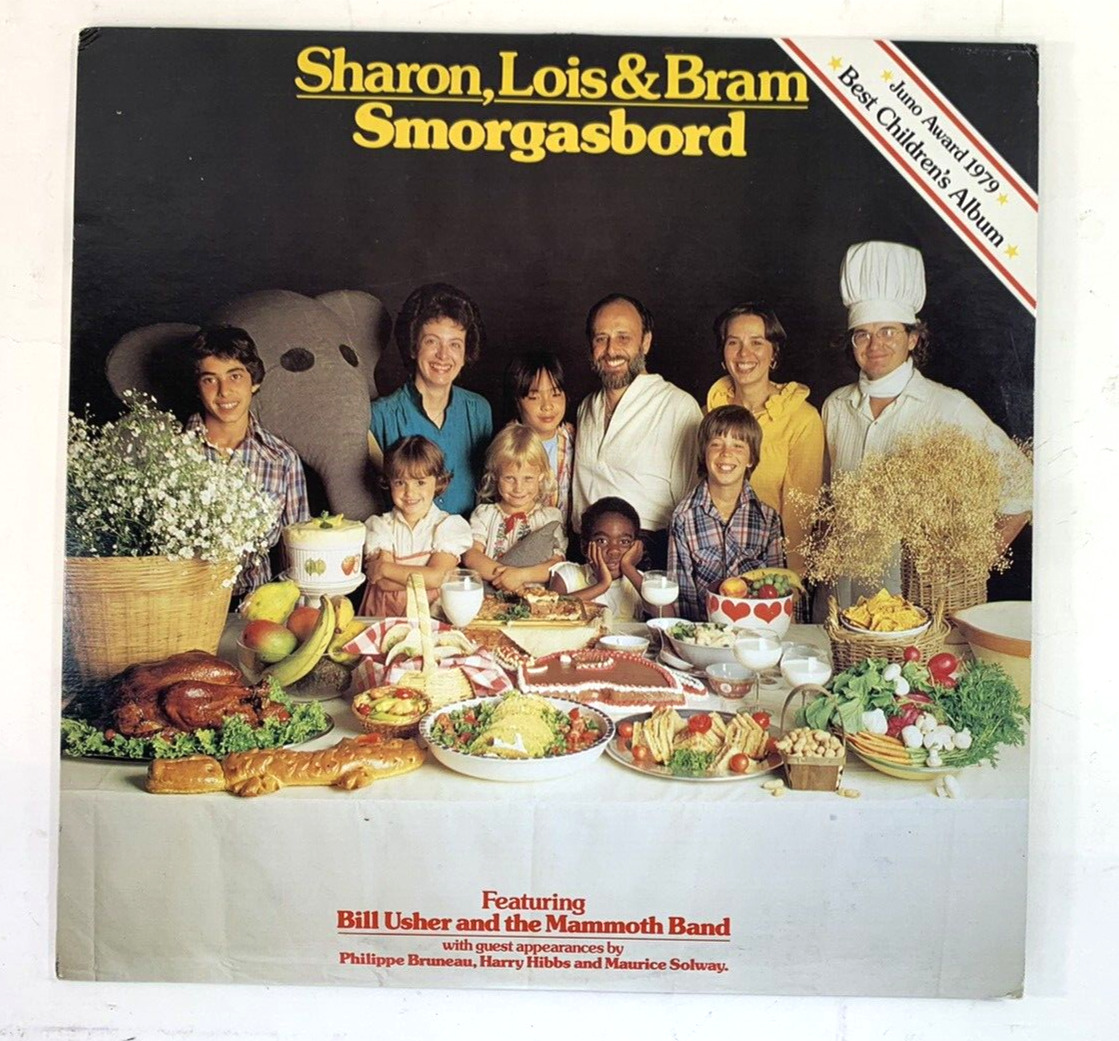 Sharon Lois & Bram: Smorgasbord (Vinyl LP, 1984 Reprint) w/Song Book - Tested