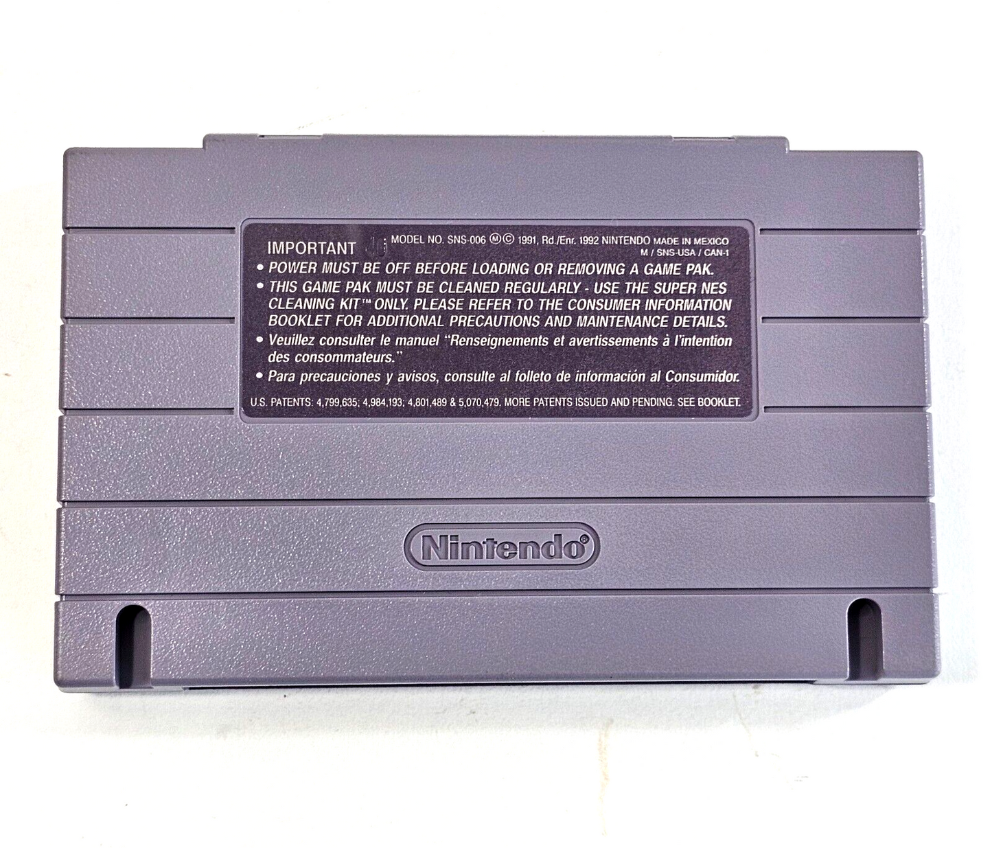 Zoop (Super Nintendo SNES, 1995) Game Box Manual Insert Registration - Tested