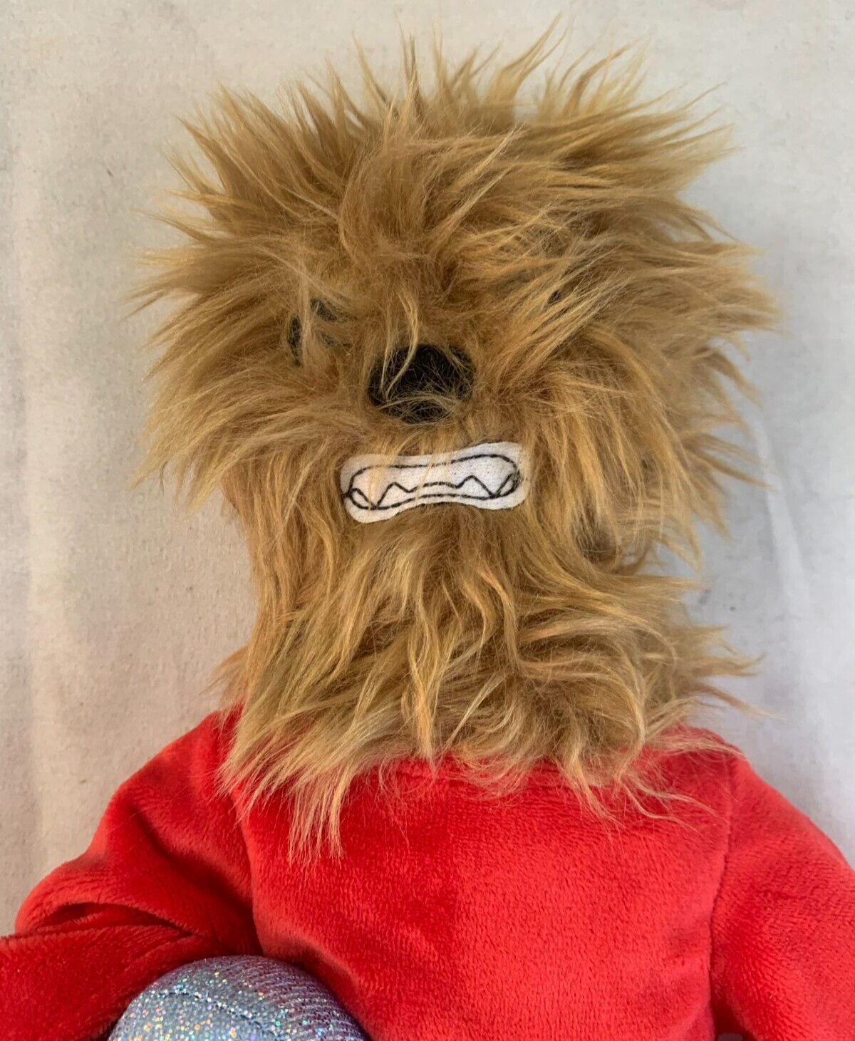 Disney Parks Star Wars Galaxy Edge Holiday Special Chewbacca Red Robe 12" Plush