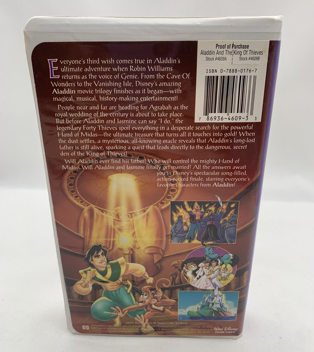 Aladdin (Disney VHS Trilogy) The Return of Jafar and The King of Thieves