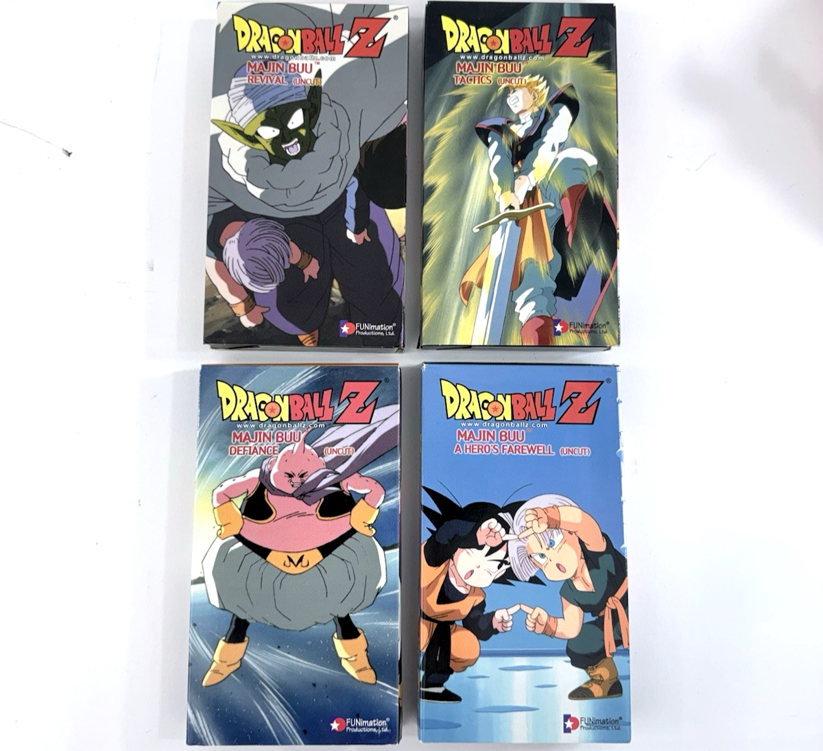 Dragon Ball Z - Majin Buu Saga (VHS Set, Uncut) - Tested and Working