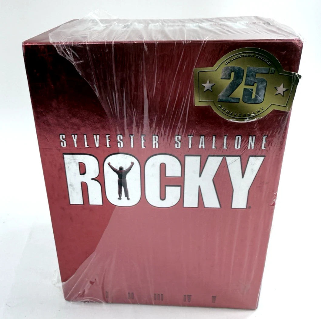 Rocky 25th Anniversary Collector's Edition VHS Box Set - Partially Sealed - Read