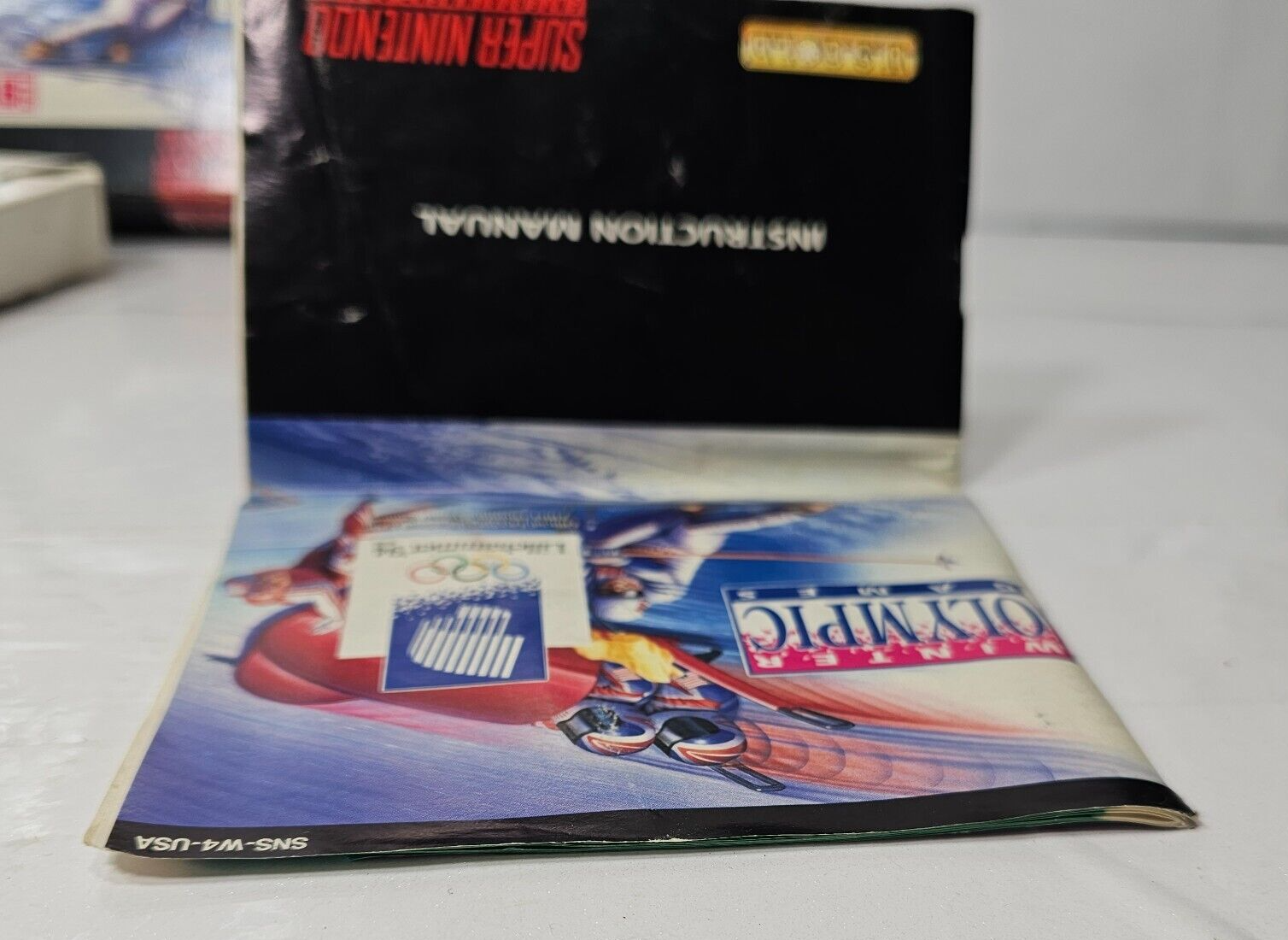 Winter Olympic Games Lillehammer '94 (Super Nintendo, 1994) Case Game Manual