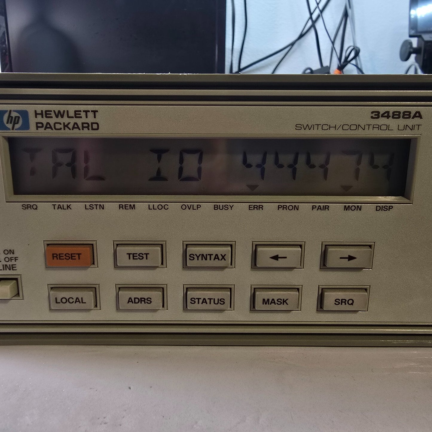 HP Agilent 44474A Digital Input/Output Switch Module - Tested and Working (1017)