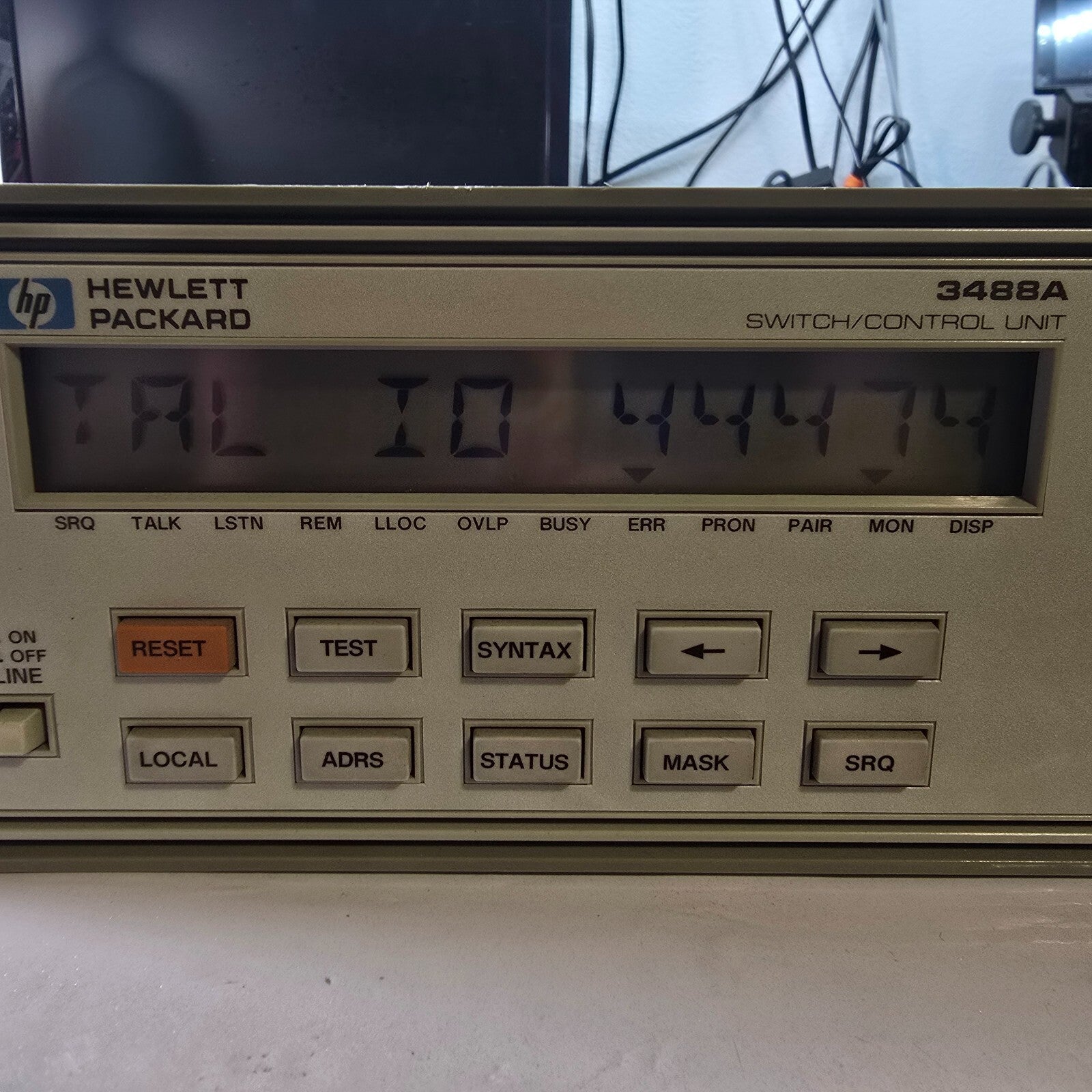 HP Agilent 44474A Digital Input/Output Switch Module - Tested and Working (1017)