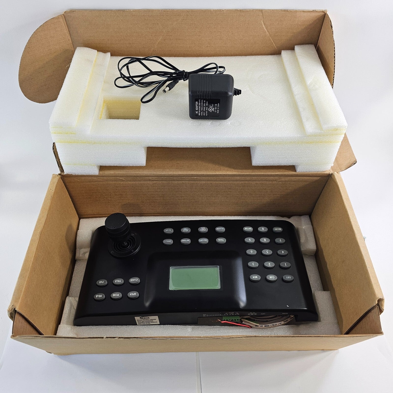i3 DVR International i3-JKC-KB03M Surveillance Joystick Keyboard in Box - Tested