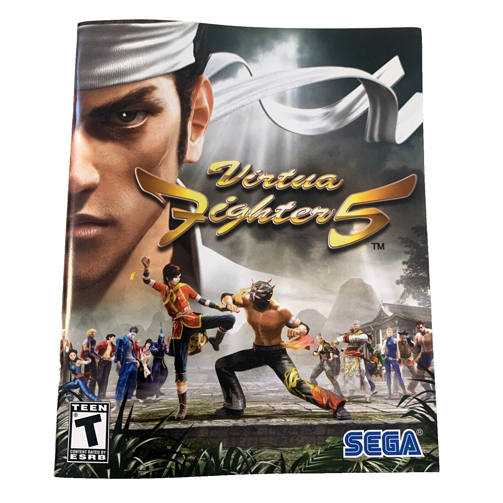 Virtua Fighter 5 (Sony PlayStation 3, 2007) Game Case Manual - Tested