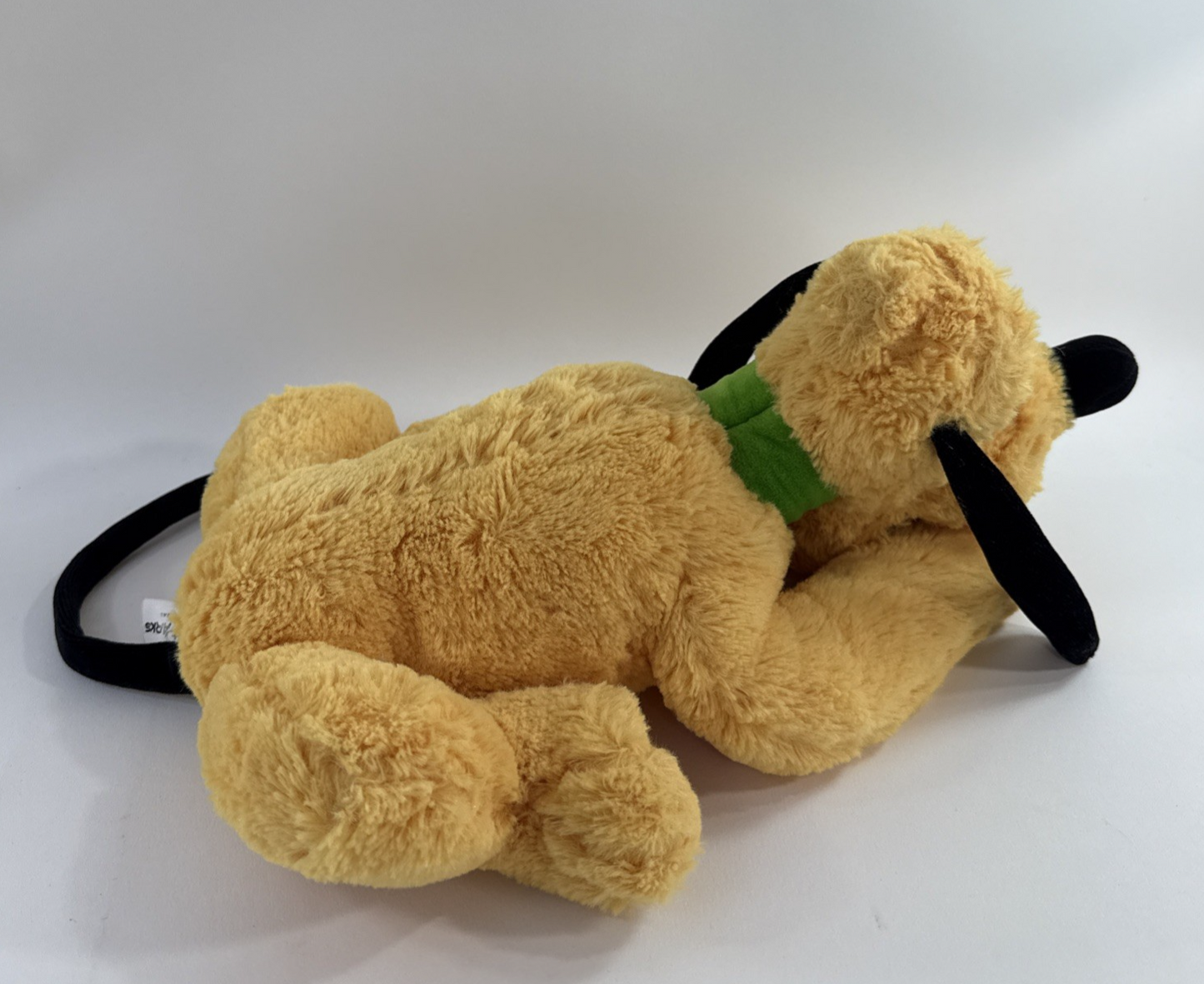 Disney Parks 20" Pluto Plush Laying Down Tongue Out