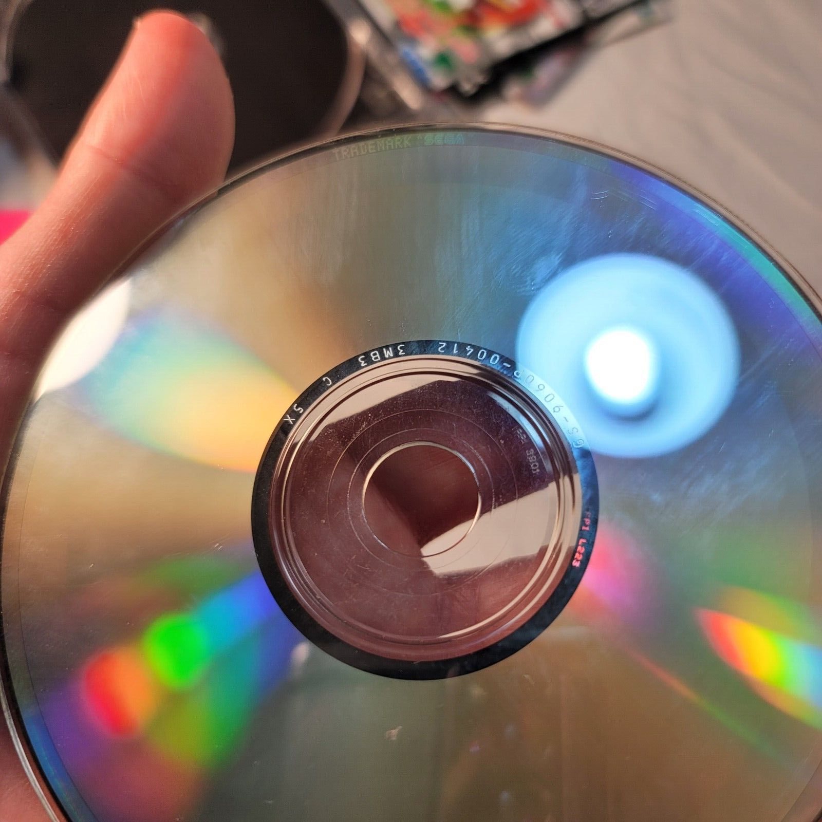 Virtua Cop (JP Sega Saturn, 1995) Disc and Manual