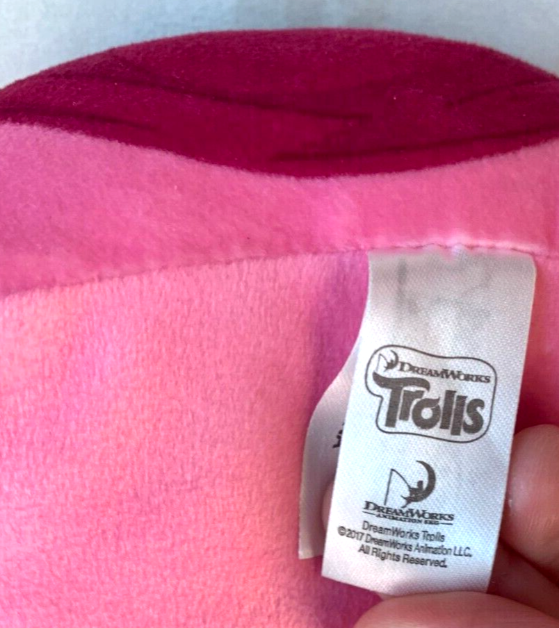 The Northwest Co. 2017 DreamWorks Trolls 6" Princess Poppy Pink Cube Plush