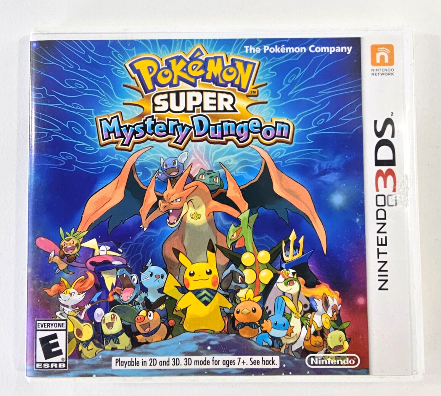 Pokémon Super Mystery Dungeon (Nintendo 3DS, 2015) Case & Manual - No Game