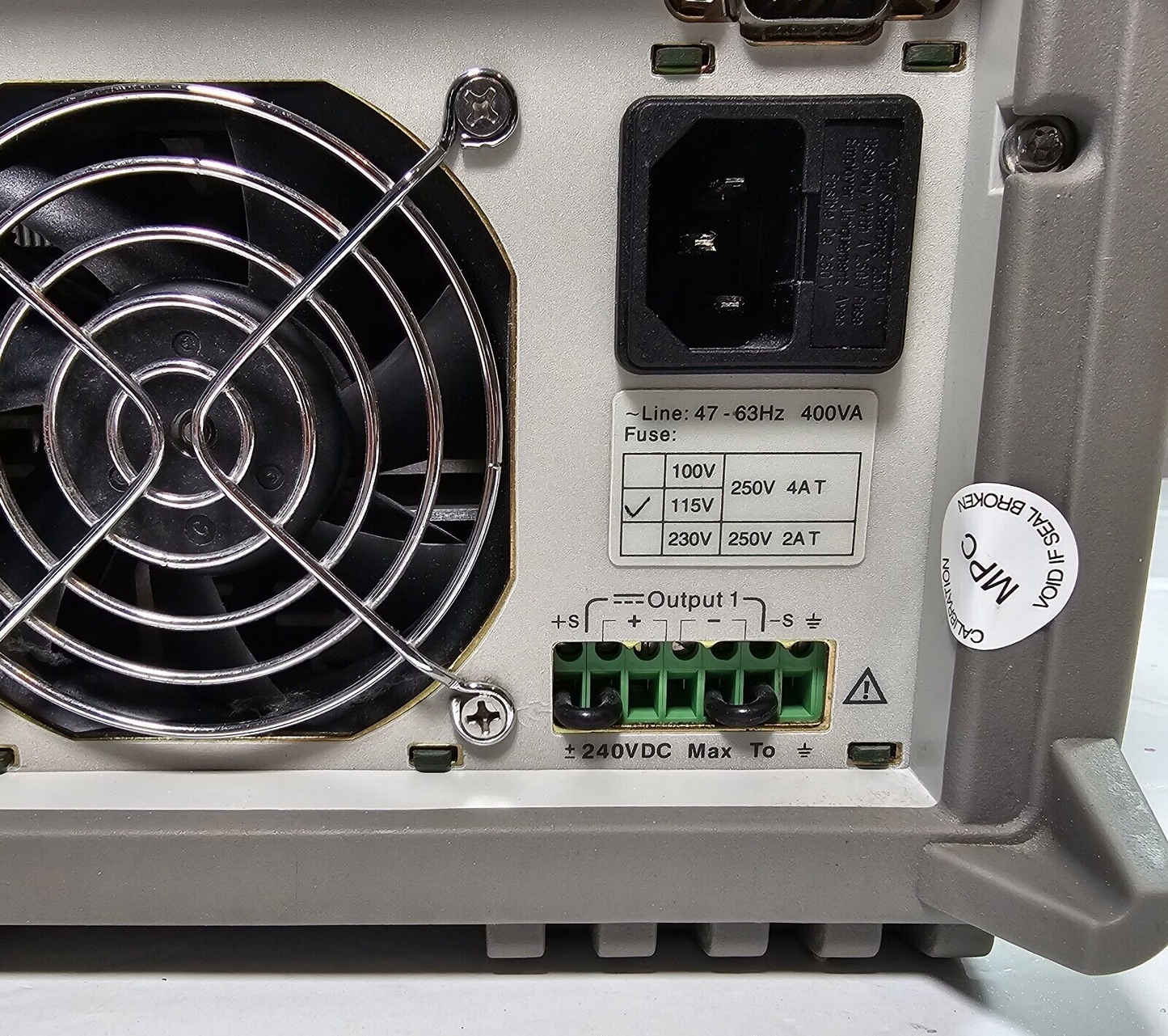 Agilent E3648A Dual Output DC Power Supply 0-8V,5A/0-20V,2.5A - Tested - 4386