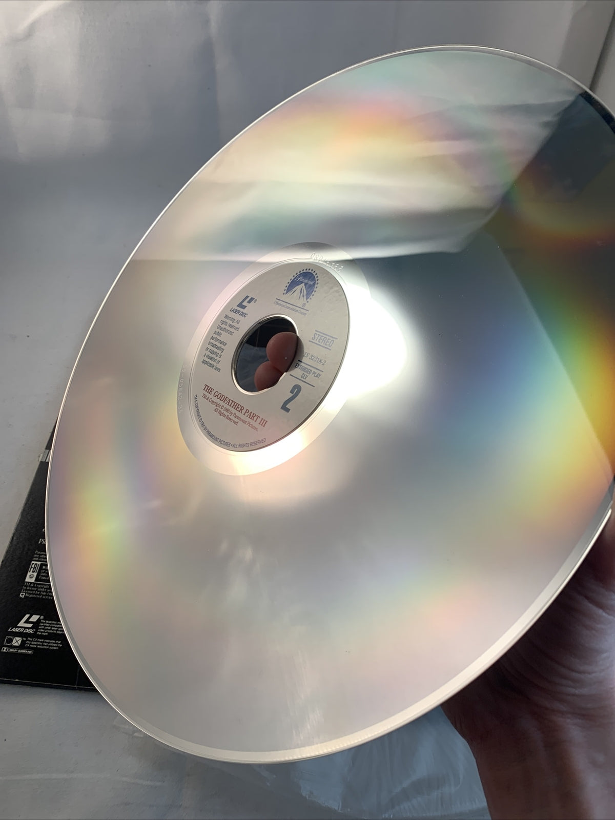 The Godfather Part III 3 Final Director's Cut Laserdisc LD LV32318-2 Laser Disc