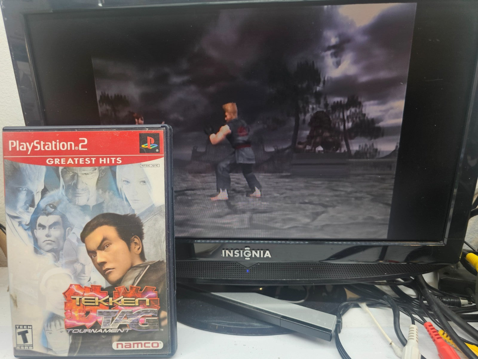 Tekken Tag Tournament Greatest Hits (Sony PlayStation 2, 2002) Game and Case