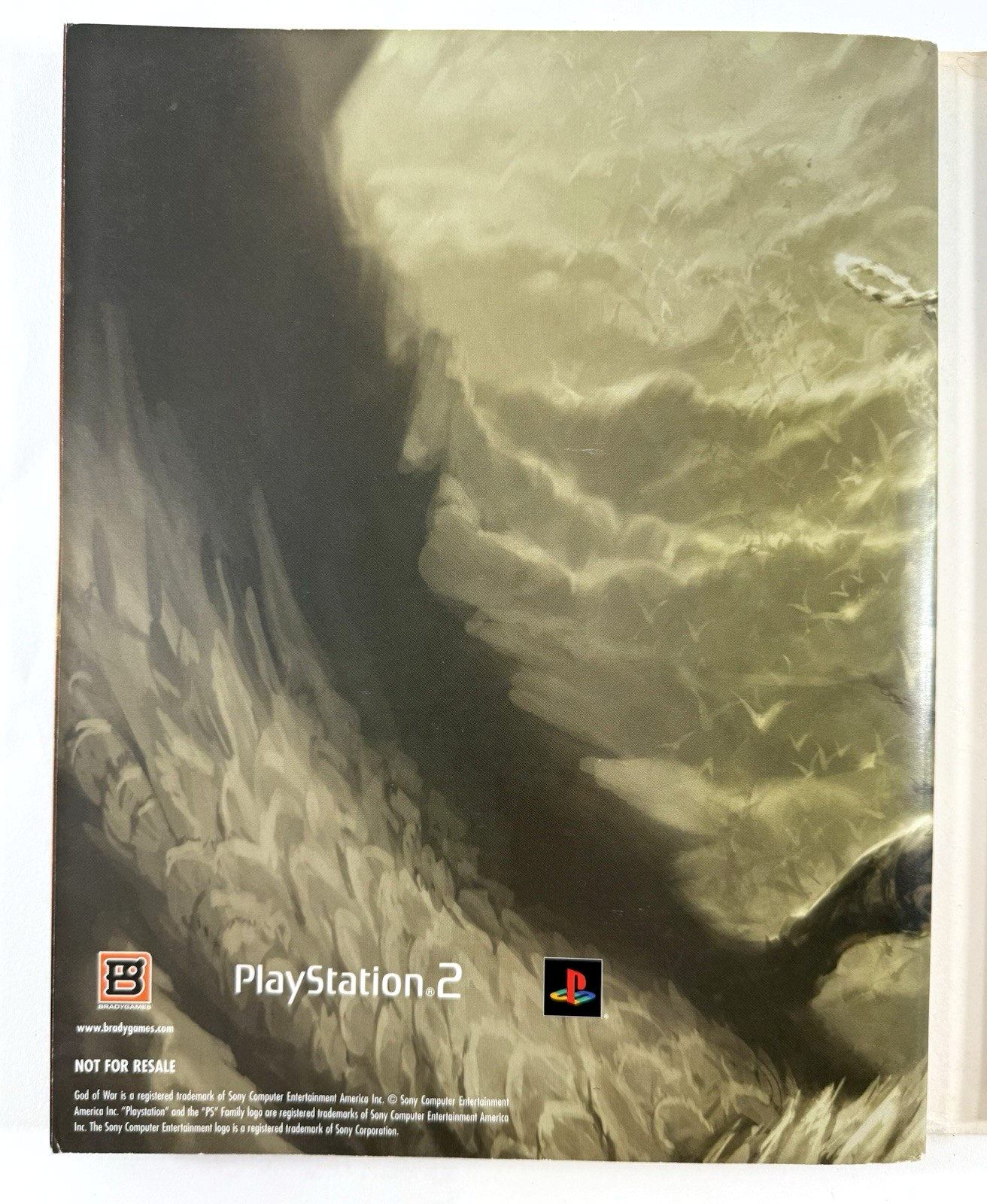 God of War II Limited Edition Strategy Guide, Art Book, Poster -2007, BradyGames