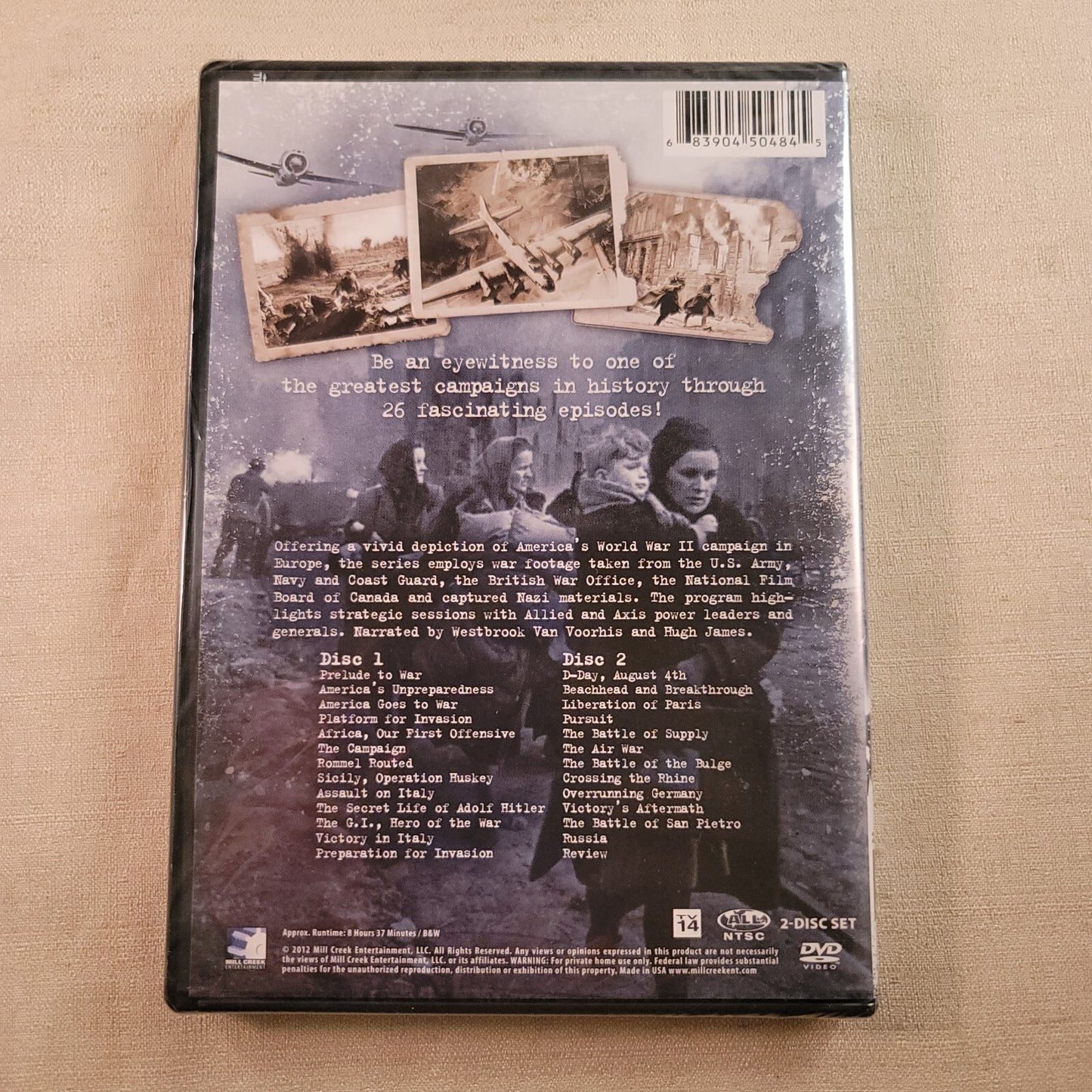 War In Europe - A Complete Chronicle of America's WWII European Campaign NEW