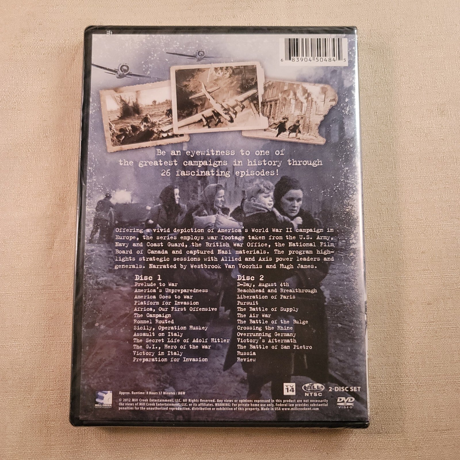 War In Europe - A Complete Chronicle of America's WWII European Campaign NEW