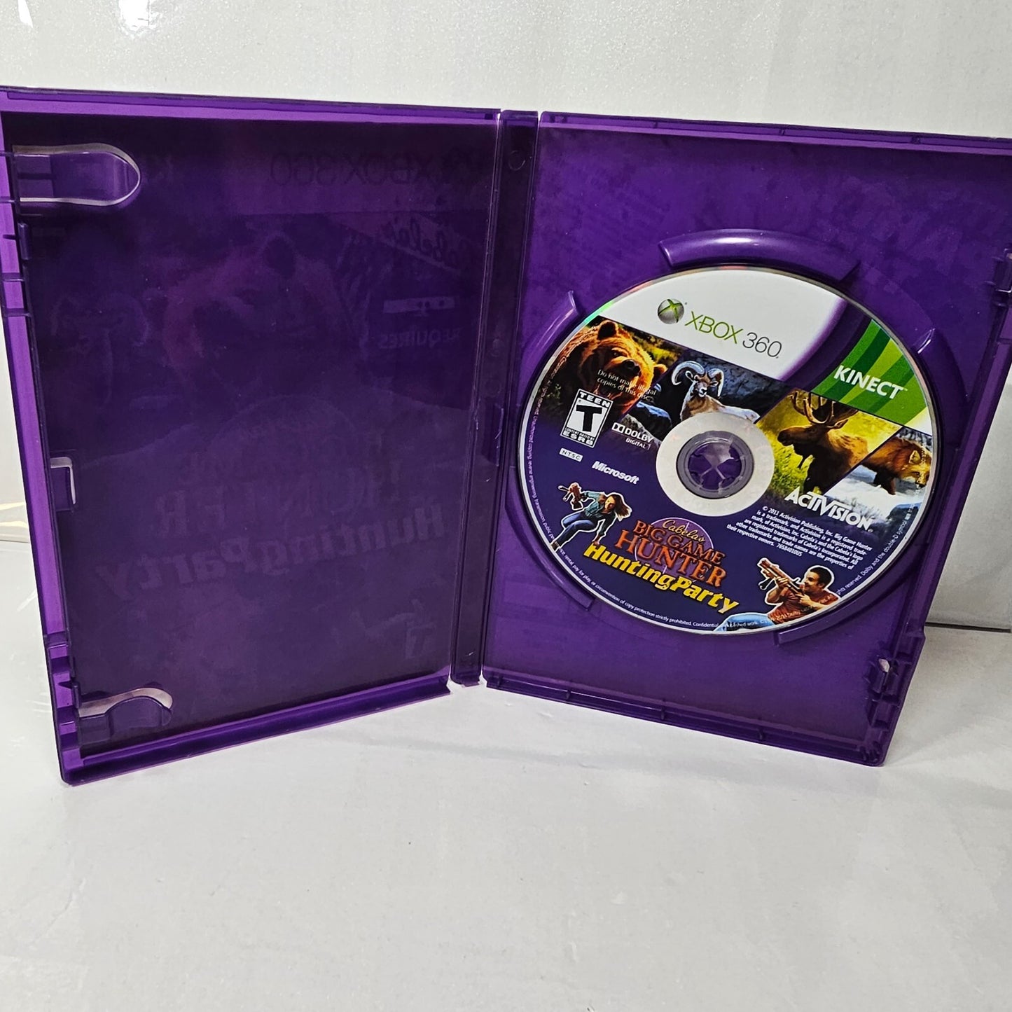 Cabela’s Big Game Hunter: Hunting Party (Xbox 360, 2011) Game and Case - Tested