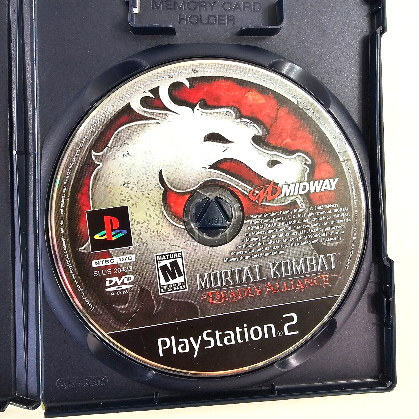 Mortal Kombat: Deadly Alliance (Sony PlayStation 2, 2002) Game and Case - Tested