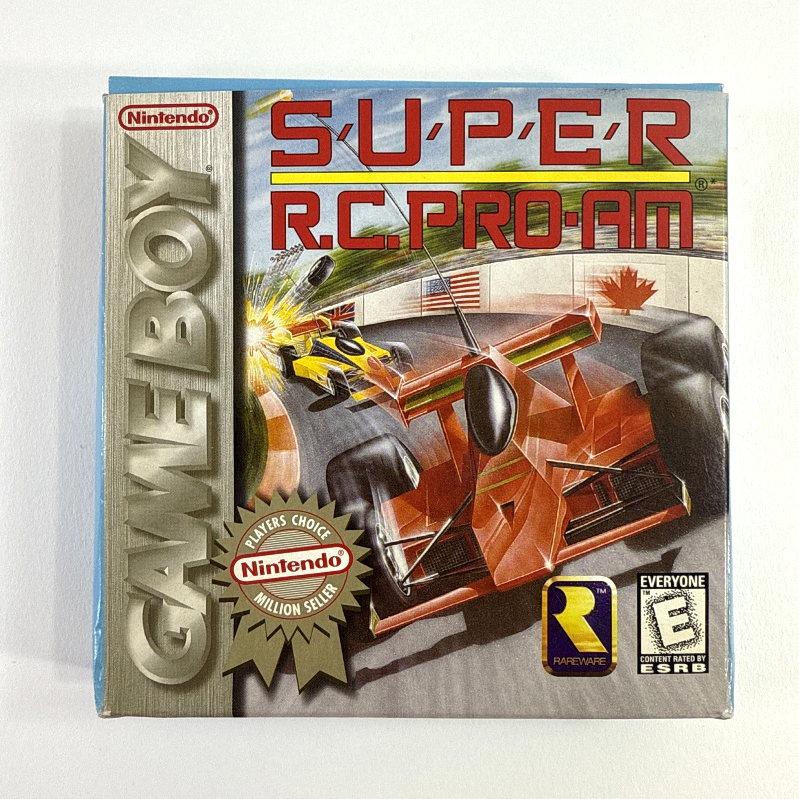 Super R.C. PRO-AM (Nintendo GameBoy, 1998) Game Box Manual Inserts -  Tested