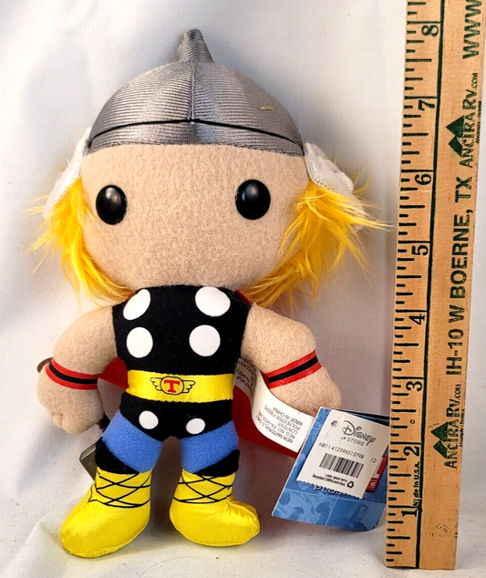 Avengers 2011 Marvel Disney Store Edition 8" Thor with Hammer Plush - with Tags
