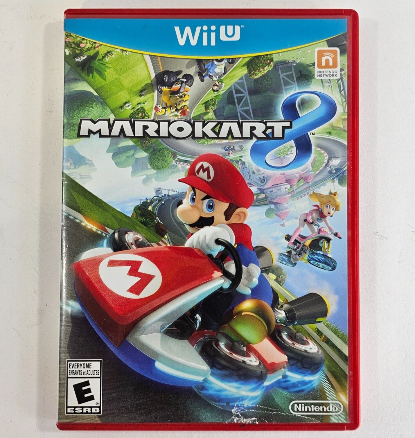 Mario Kart 8 (Nintendo Wii U, 2014) Game Case Manual Inserts - Tested