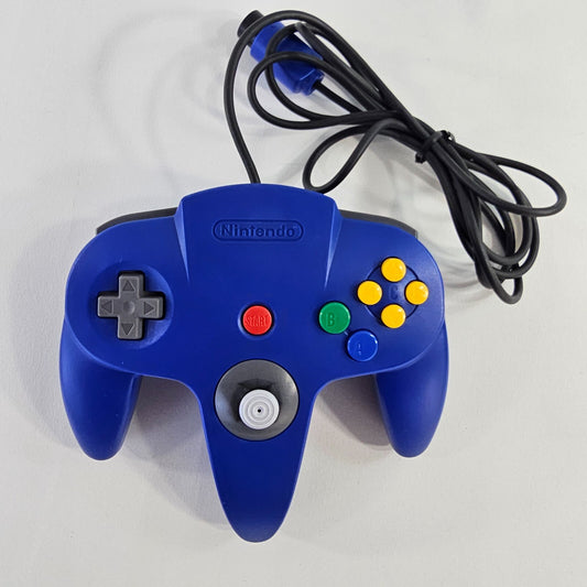 Nintendo 64 Blue Controller NUS-005 - Tested and Working