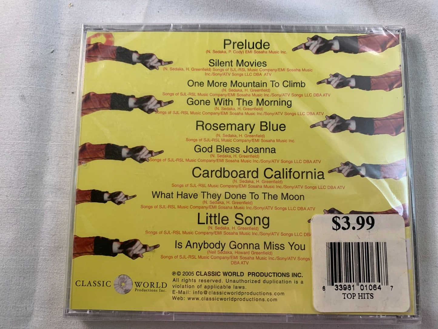 At His Best by Neil Sedaka (CD, 2019) NEW