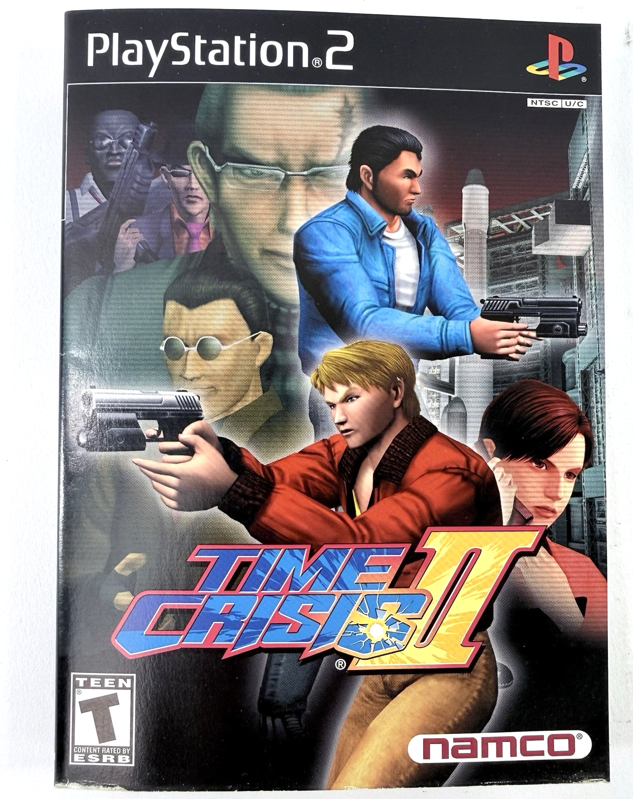 Time Crisis II Black Label PlayStation 2 Game Case and Cover Art Only - No Game