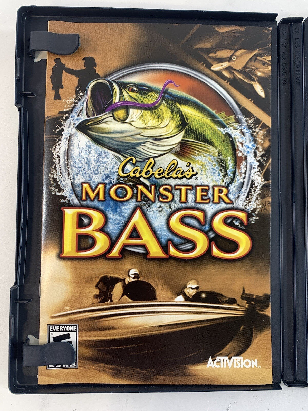Cabela's Monster Bass (Sony PlayStation 2, 2007) Game Case Manual CIB