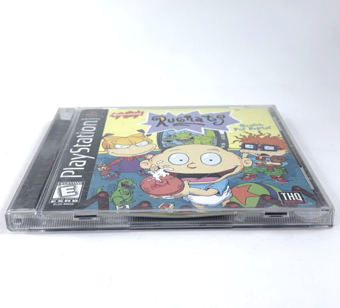 Rugrats: Search for Reptar (PlayStation 1, 1998) Game Case Manual Registration