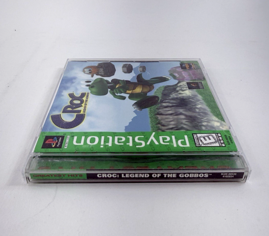 Croc: Legend of the Gobbos (PlayStation 1, 1998) Game Case Manual Registration