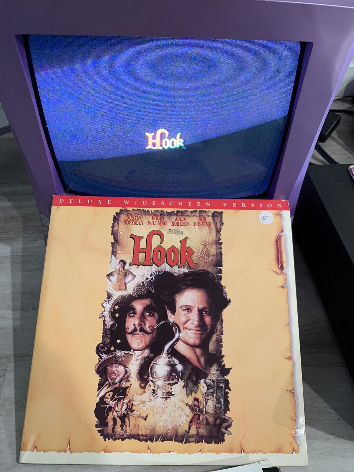 Hook Deluxe Edition (Laserdisc Bundle) Peter Pan 30th Anniversary Ed. - Tested