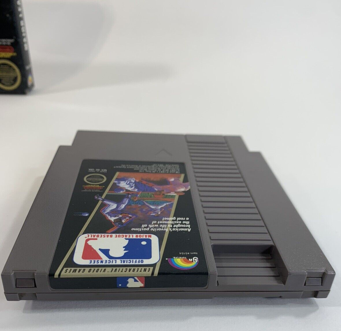 Major League Baseball (Nintendo NES, 1988) Game, Box, Insert, Sleeve - Tested