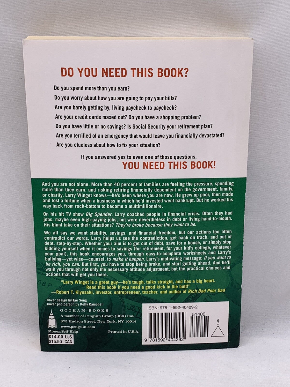 You're Broke Because You Want to Be (Larry Winget Bundle) It’s Called Work For..