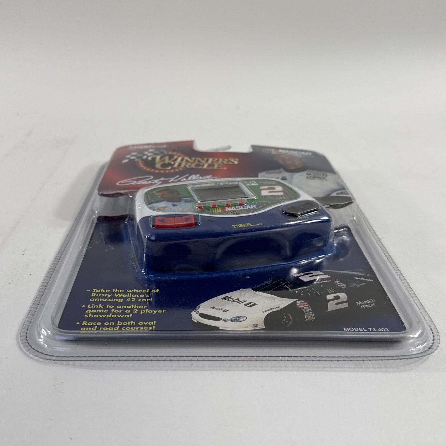 Tiger Electronics 1999 NASCAR Winner's Circle Rusty Wallace Handheld Racing Game