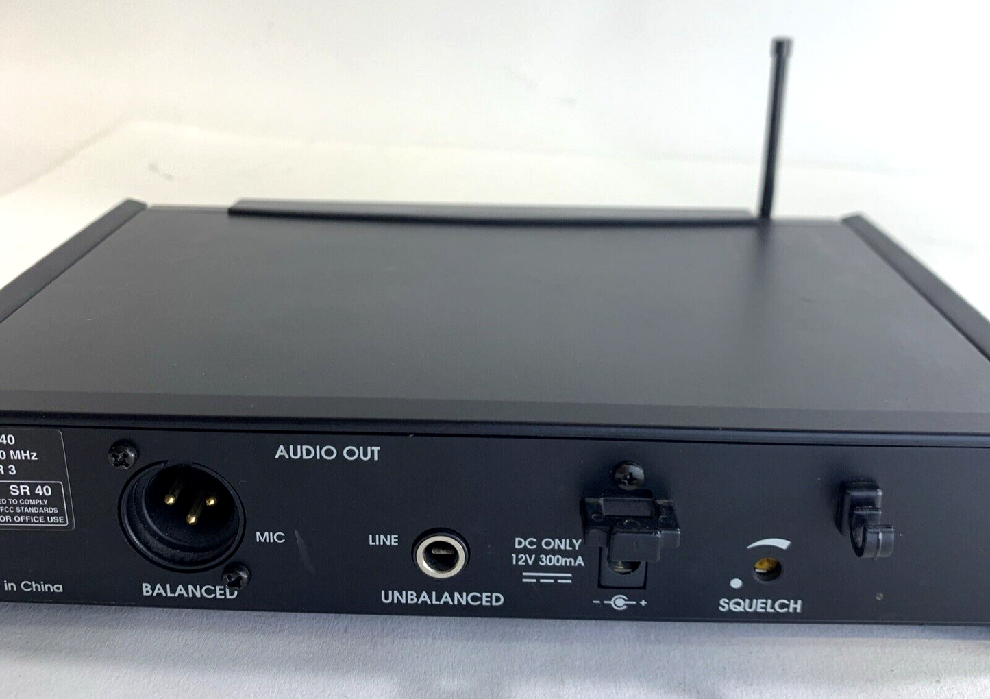 AKG UHF SR40 Ultra High Frequency Wireless Stationary Microphone Receiver