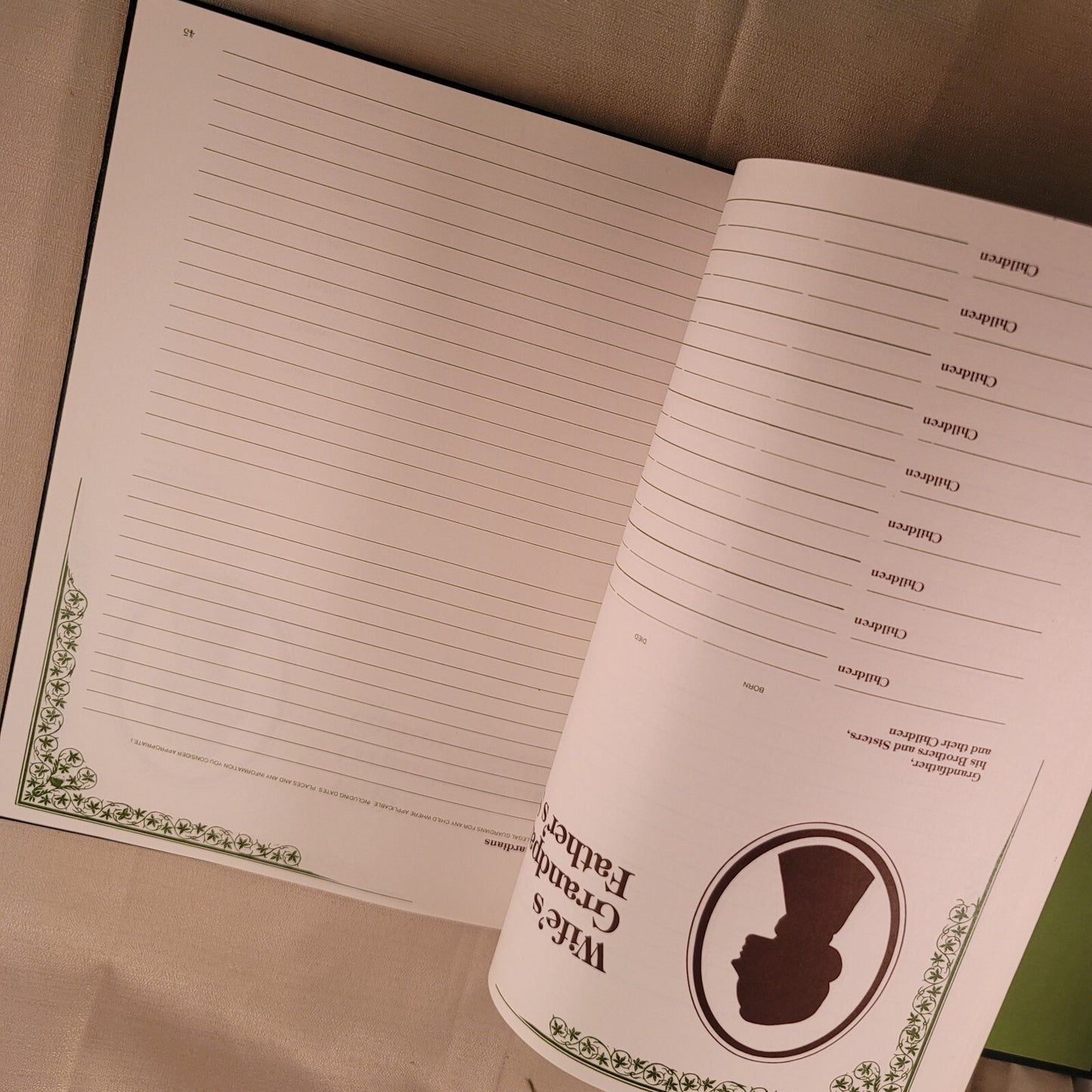 Grandmother Remembers: A Written Heirloom for My Grandchild Scrapbook Diary