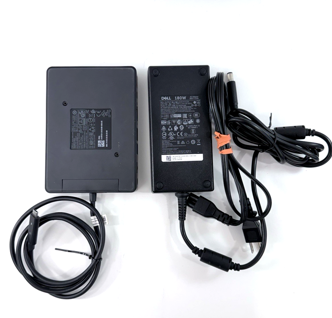 Dell WD15 4K USB-C Docking Station K17A K17A001 5FDDV with Charger - Tested